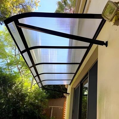 Awning Canopy Roofing PC Hollow Sheet Twin wall Polycarbonate Hollow Sheet Ideal for Weather Resistant Building Solutions