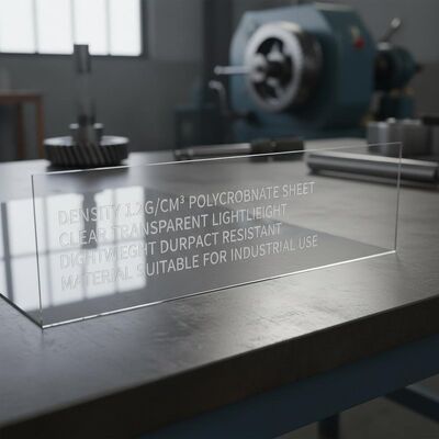 Good price Density 1.2gcm3 Polycarbonate Sheet Clear Transparent Lightweight Durable Impact Resistant Material Suitable for Industrial online