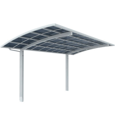 Good price Rectangular Aluminum Alloy Carport Featuring UV Protection Ideal for Outdoor Vehicle Shelter and Long Lasting Durability online