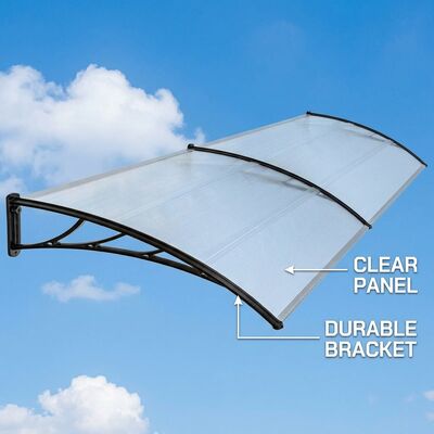 Good price Adjustable Extend Length PC Canopy Balcony Awnings Durable Transparent Polycarbonate Sheet Shelter Designed for Outdoor Business online
