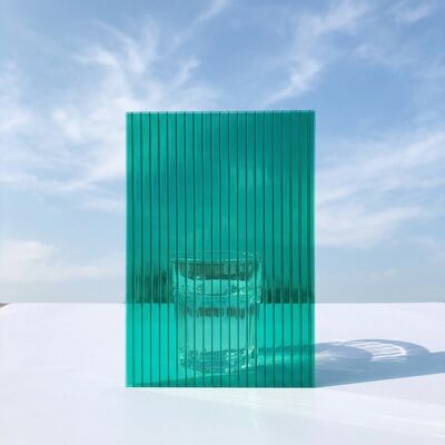 Good price Green Plastic Polycarbonate Holloow Sheet Lightweight Thickness 4.0mm to 20.0mm Perfect for Signage and Architectural Natural Lighting Solutions online