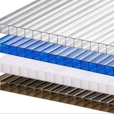 Good price Original Place Guangdong Protective PE Film Covered On Both Sides Polycarbonate Hollow Sheet Transparent Durable Insulated Panel online