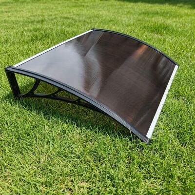 Good price Brown Window Polycarbonate awning featuring plastic or aluminum bracket designed to provide long lasting protection and enhanced aesthetic appeal online