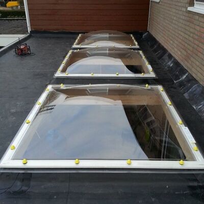 Polycarbonate Dome Skylight, Easy to Install & Transport, Custom Sizes Available, Long Lasting Roof Light Cover